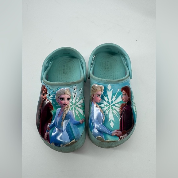 CROCS Other - Crocs Disney Frozen II Blue Size 10